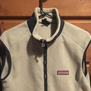 Vineyard Vines Sherpa Vest - Gray